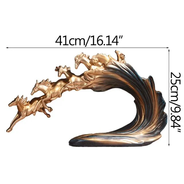 Nordic Luxury Galloping Horse Home Decoration - Image 12