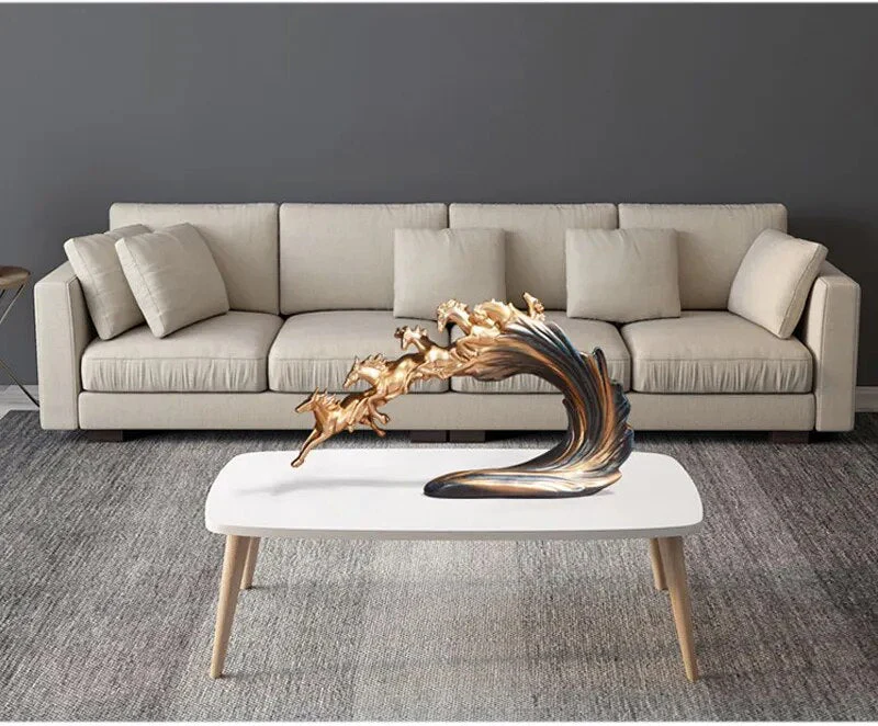 Nordic Luxury Galloping Horse Home Decoration - Image 7
