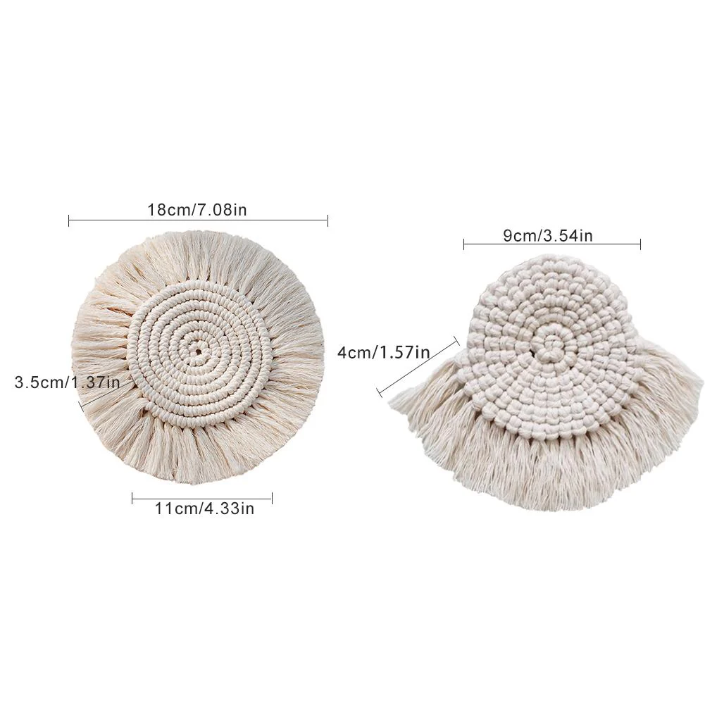 Nordic Macrame Cup Cloth Coaster - Image 7