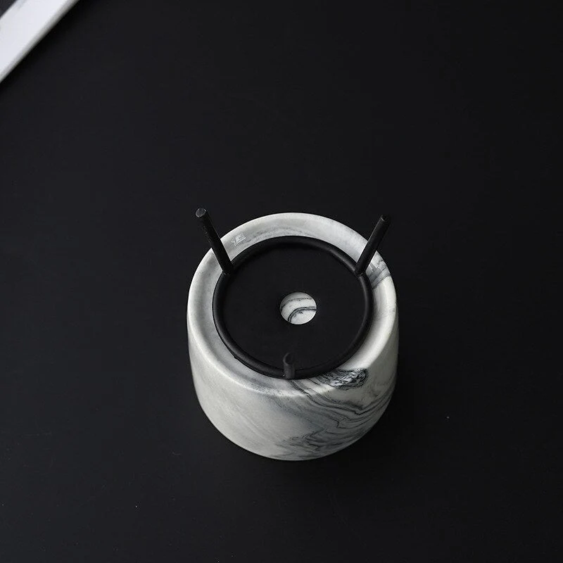 Nordic Marble Minimalist Flower Vase - Image 5