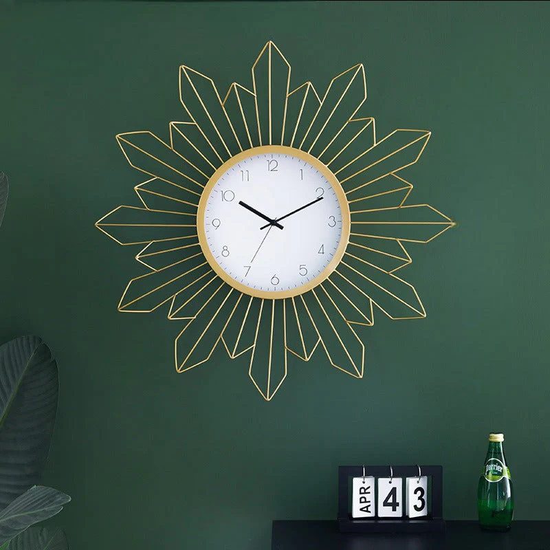 Nordic Minimalist Iron Wall Clock - Image 3