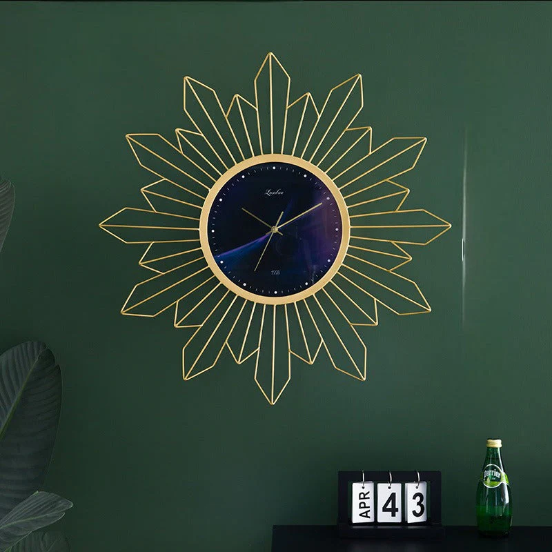Nordic Minimalist Iron Wall Clock - Image 4