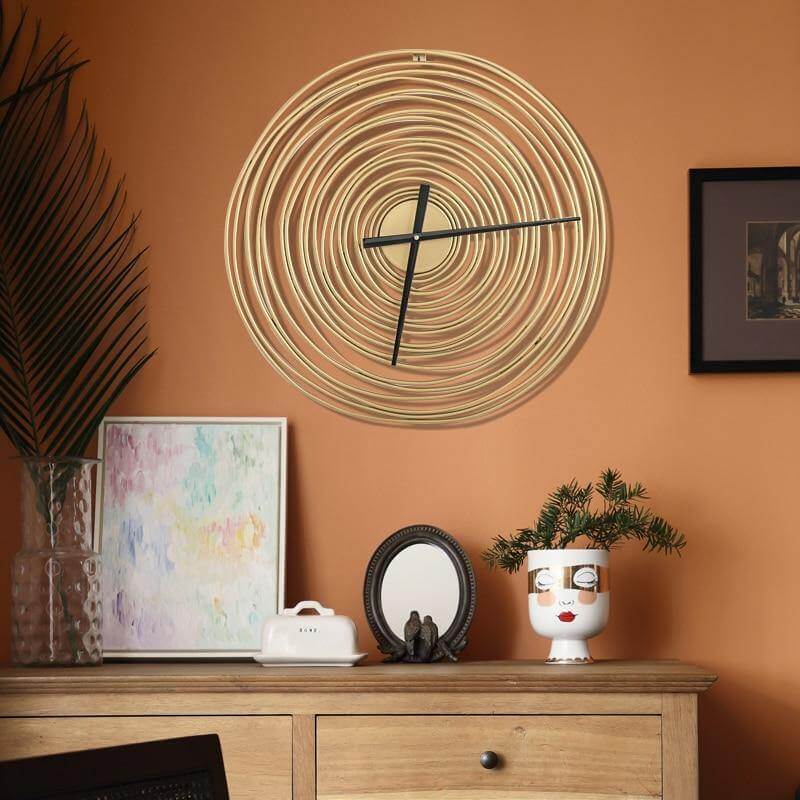 Nordic Minimalist Iron Wall Clock - Image 6