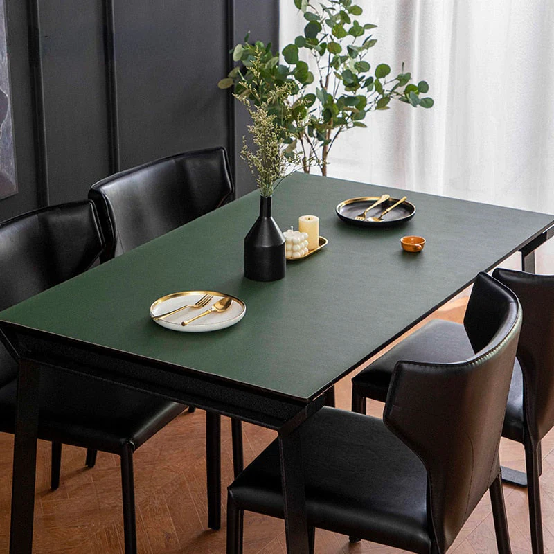 Nordic Minimalist Leather Waterproof Table Protector Mat - Image 5