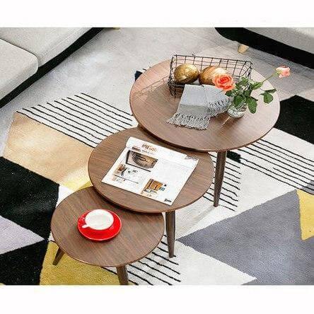 Nordic Modern 3pcs Coffee Table - Image 8