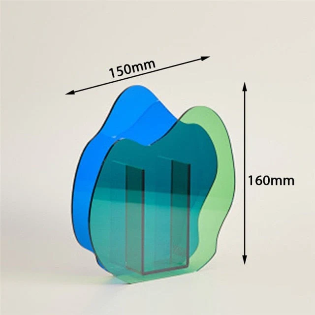 Nordic Modern Geometric Rainbow Vase - Image 5