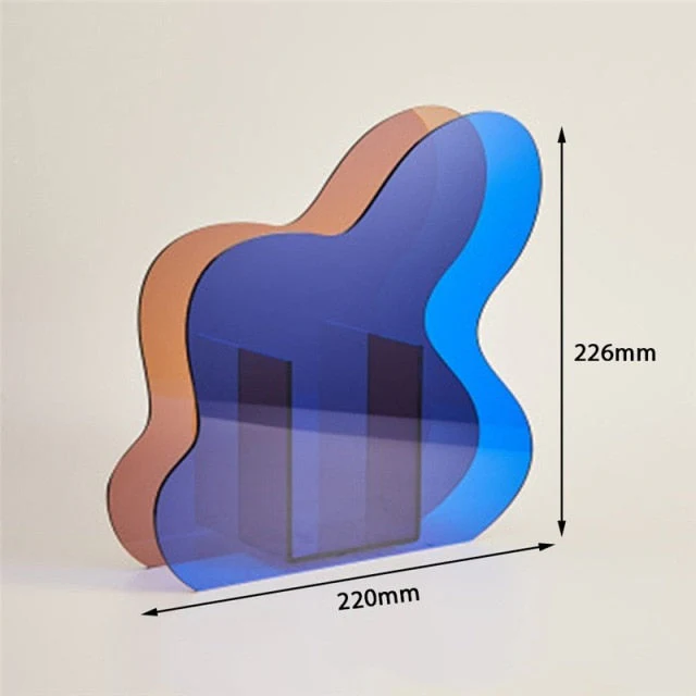 Nordic Modern Geometric Rainbow Vase - Image 6