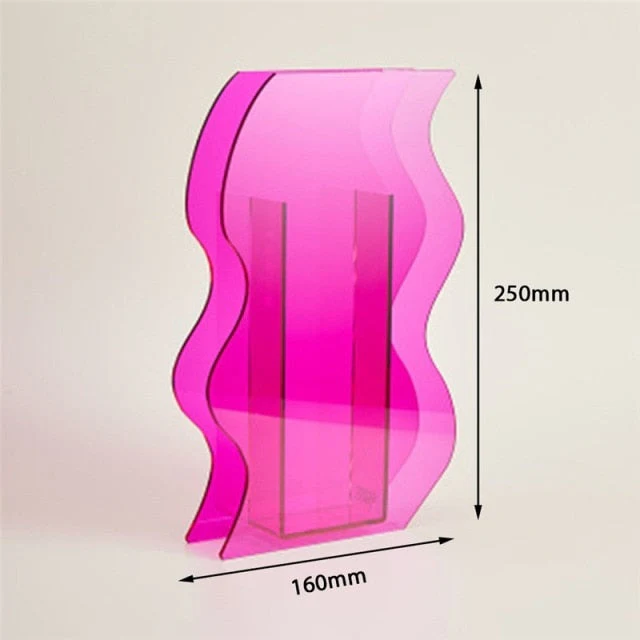 Nordic Modern Geometric Rainbow Vase - Image 9