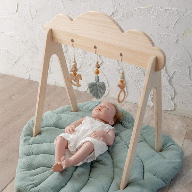Nordic Modern Leaf Baby Play Mat - Image 3