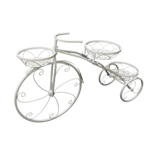 Nordic Multi-Layer Bicycle Metal Flower Holder - Image 4