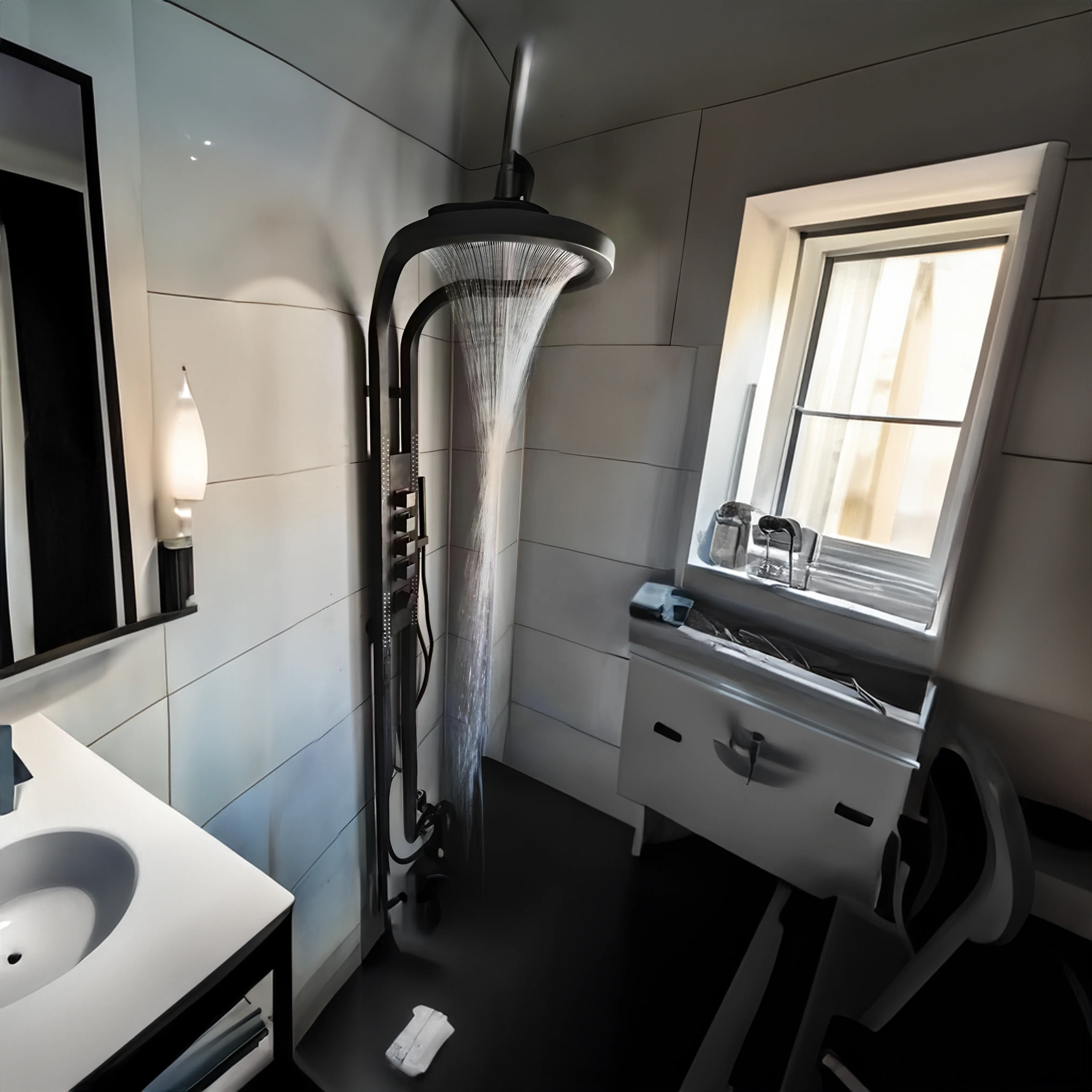 Nordic Rain Modern Waterfall Shower Set - Image 3