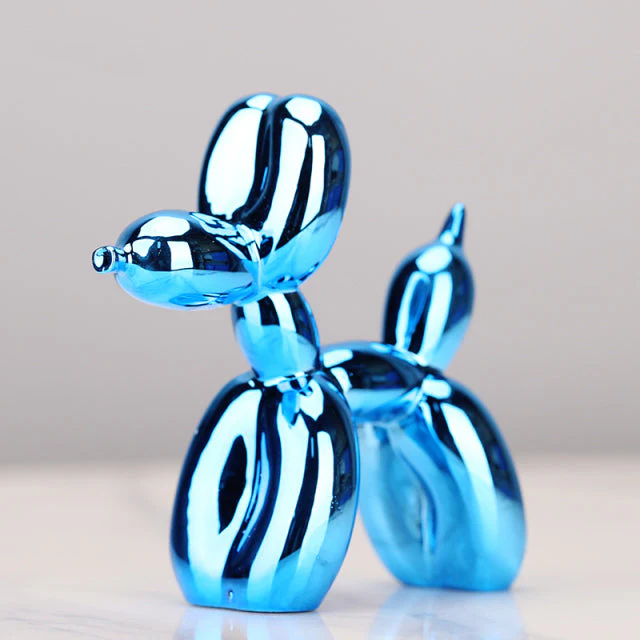 Nordic Resin Balloon Dog Figurines - Image 2