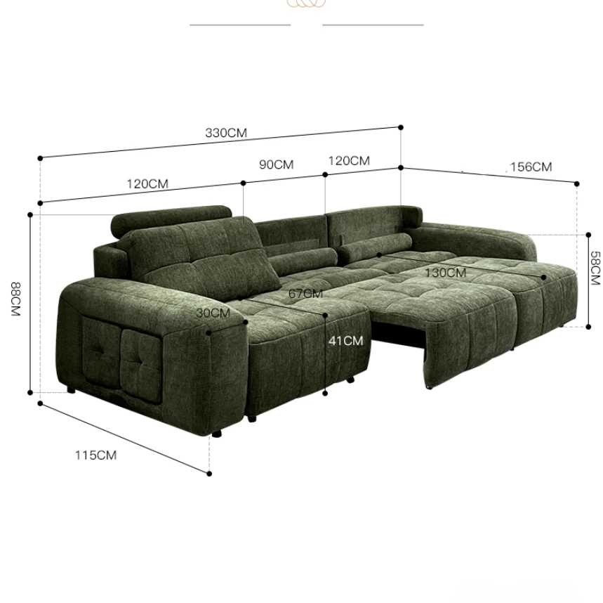 Nordic Rest Electric Elegant Pull-Out Sofa - Image 10