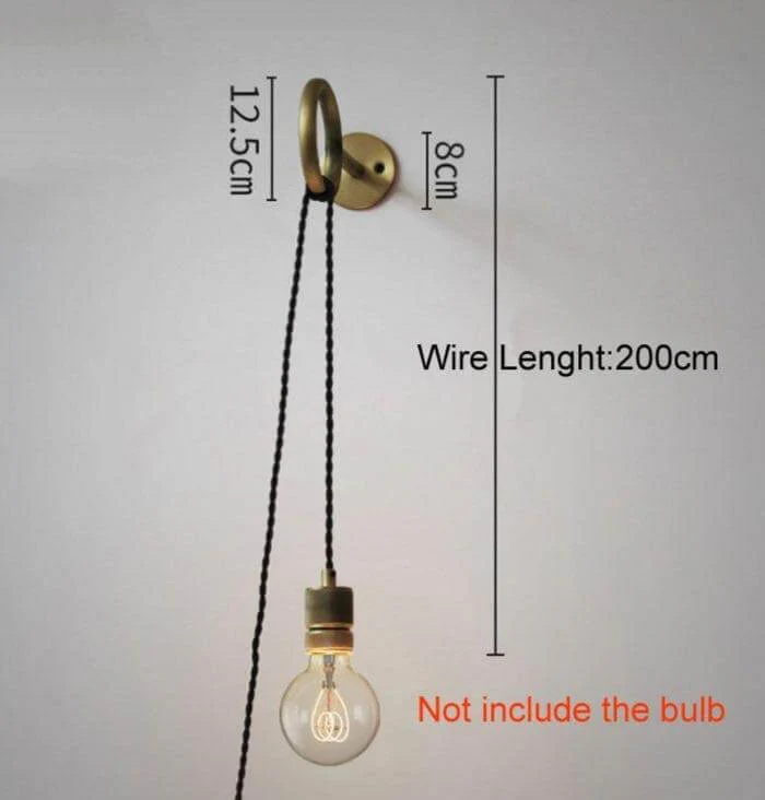 Nordic Retro Ring Sconce Mirror Wall Lamp - Image 4