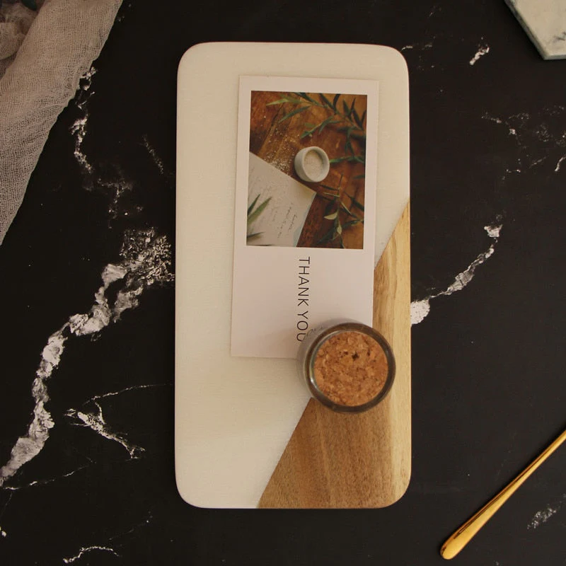 Nordic Simple Marble Serving Tray - Image 2