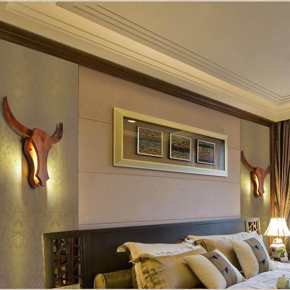 Nordic Style Bull Head Creative Lamps - Image 2