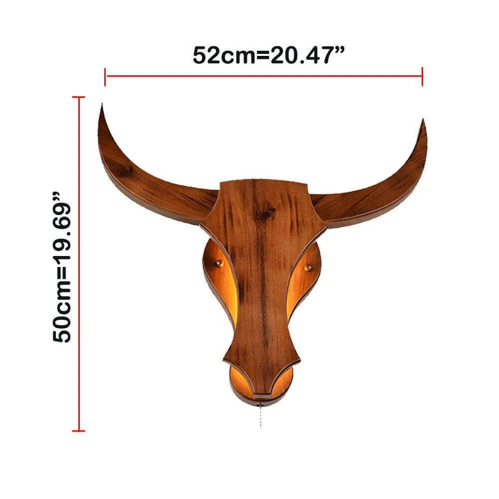 Nordic Style Bull Head Creative Lamps - Image 4
