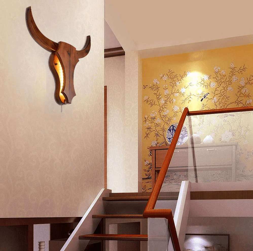 Nordic Style Bull Head Creative Lamps - Image 5