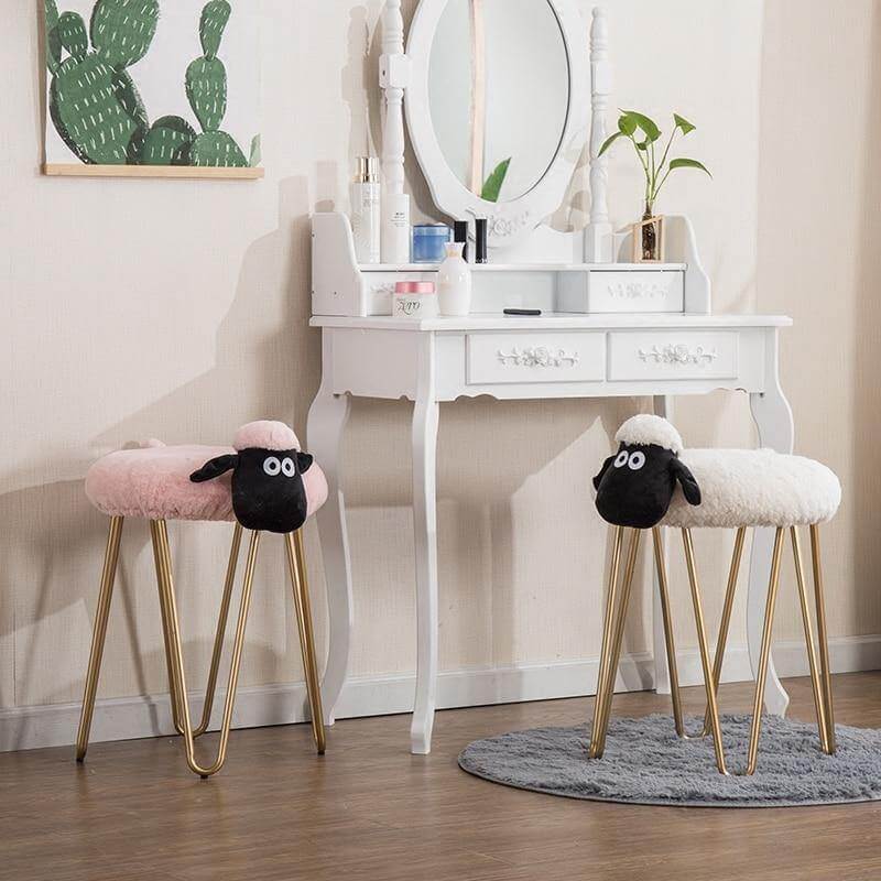Nordic Style Iron Sheep Stool - Image 6
