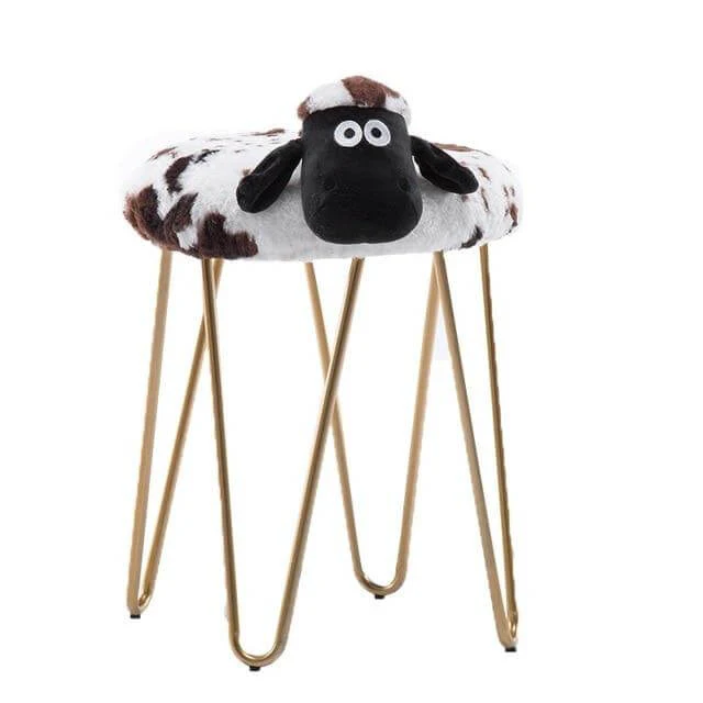 Nordic Style Iron Sheep Stool - Image 9