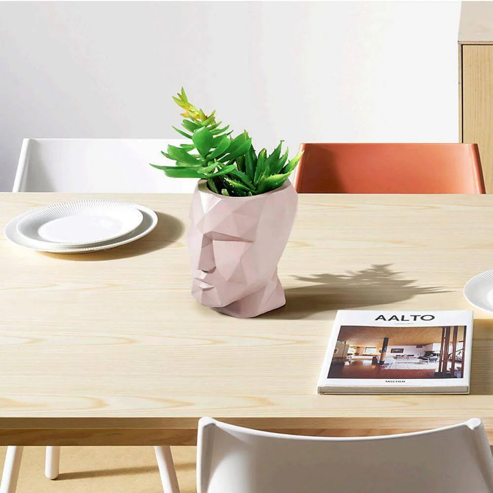 Nordic Style Modeling Geometric Lines People Face Vase Home Modern Decoration - Image 10