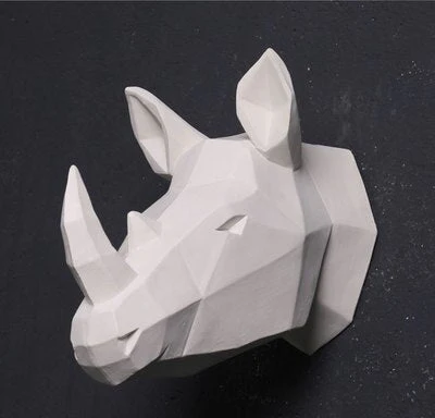 Nordic Style Resin Animal Heads Home Wall Decor - Image 6