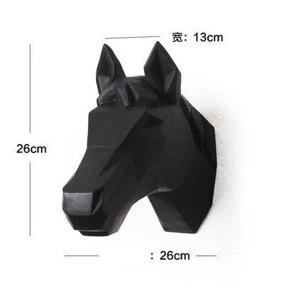 Nordic Style Resin Animal Heads Home Wall Decor - Image 9