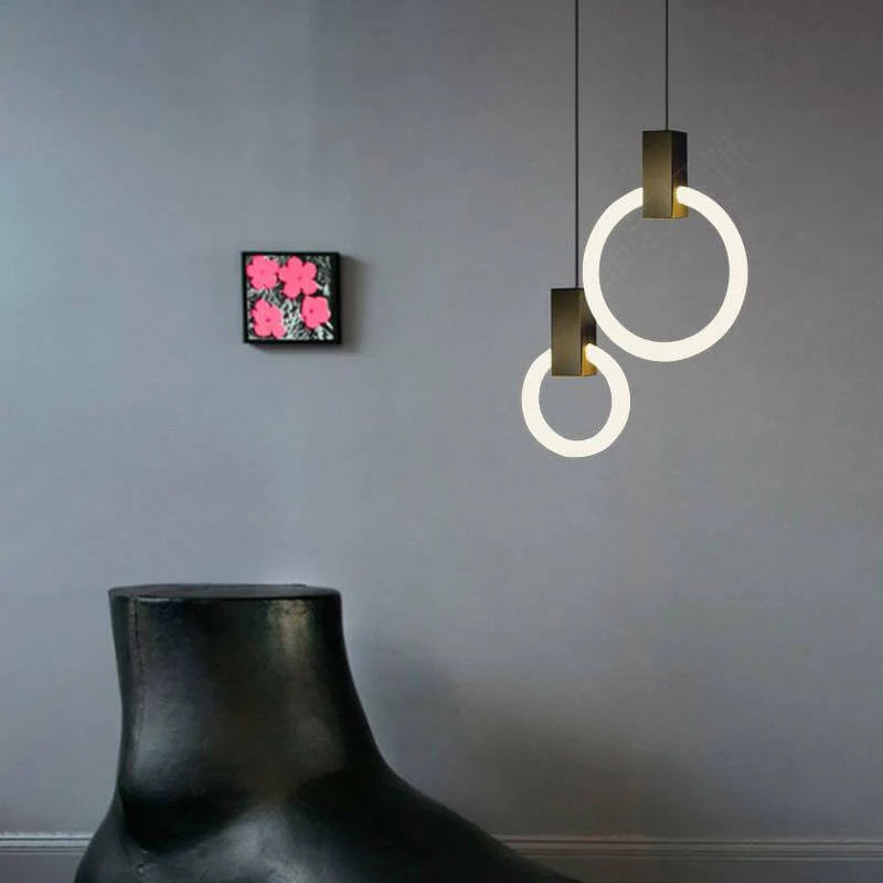 Nordic Style Ring Creative Lamp - Image 2