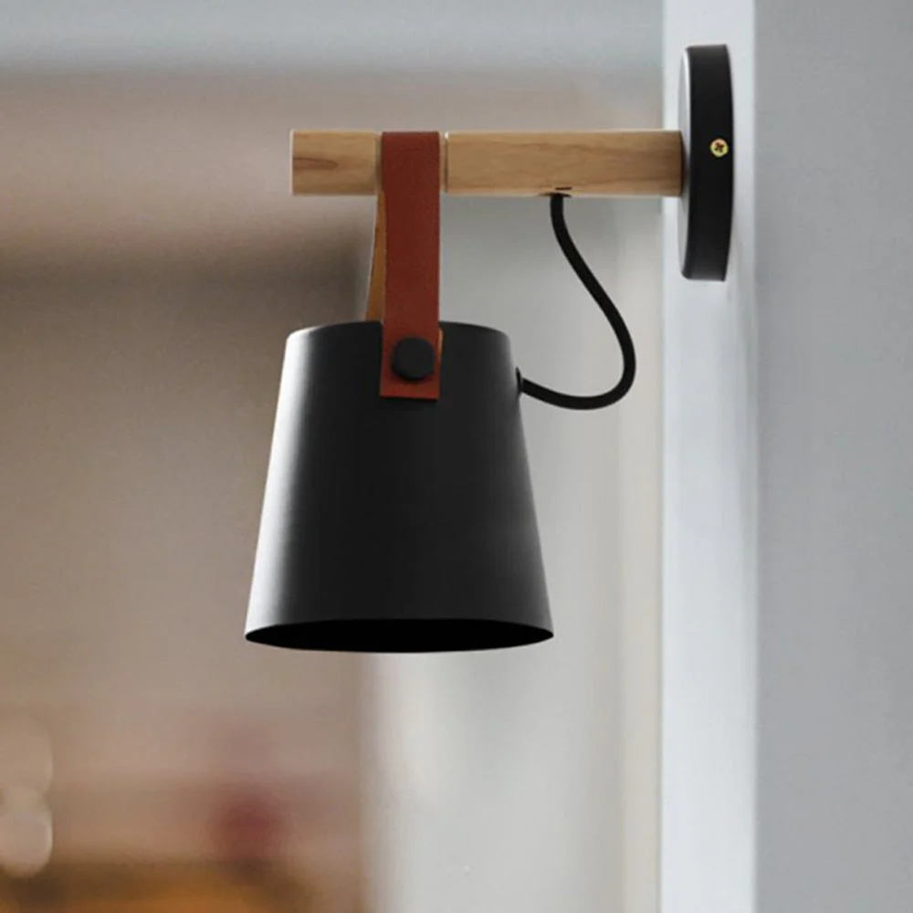 Nordic Style Wood Elegant Wall Lamp - Image 8