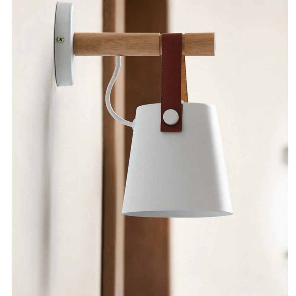 Nordic Style Wood Elegant Wall Lamp - Image 9