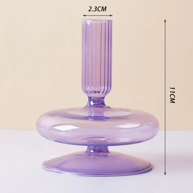 Nordic Stylish Bubble Glass Candle Holder - Image 15
