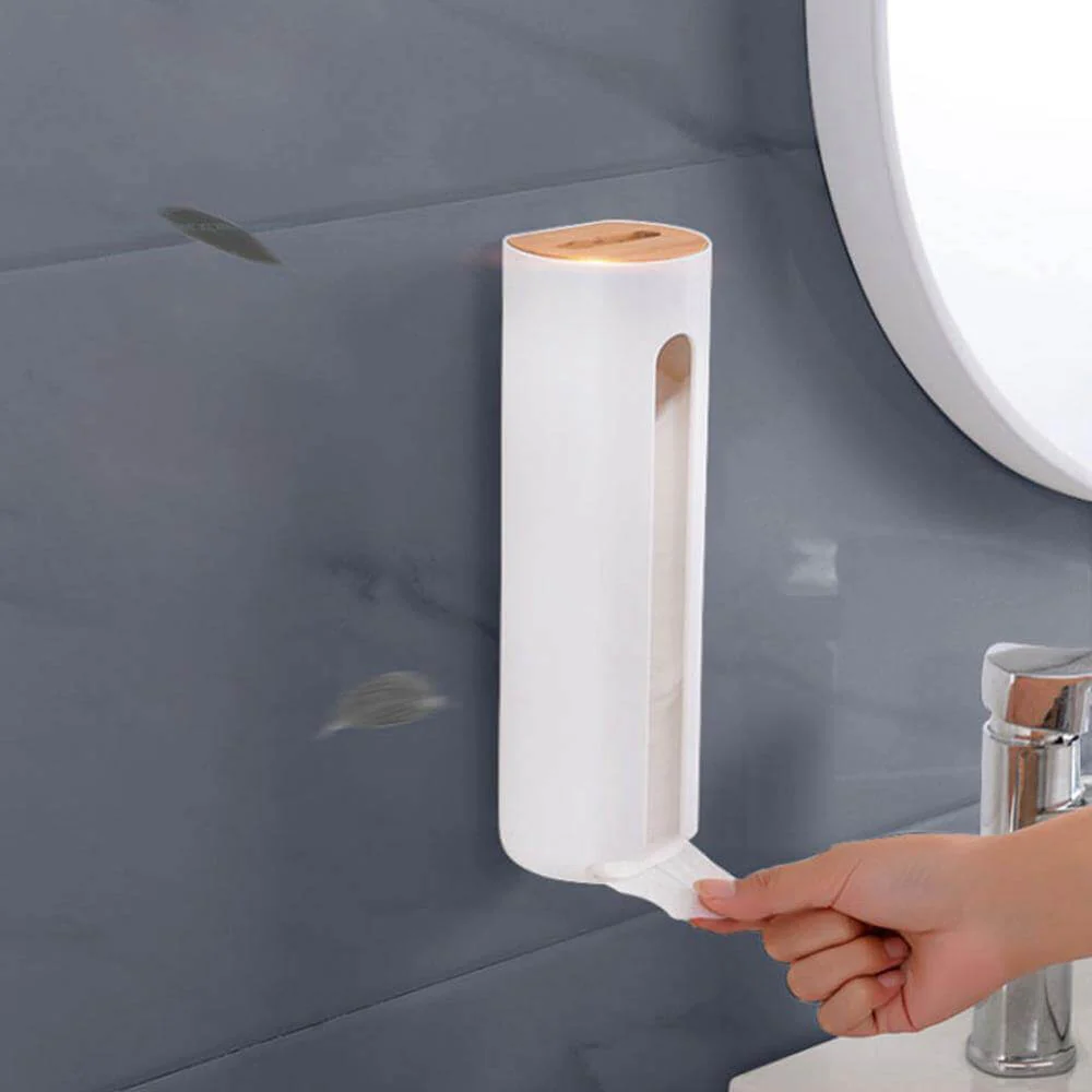 Nordic Wall Mount Cotton Dispenser - Image 2