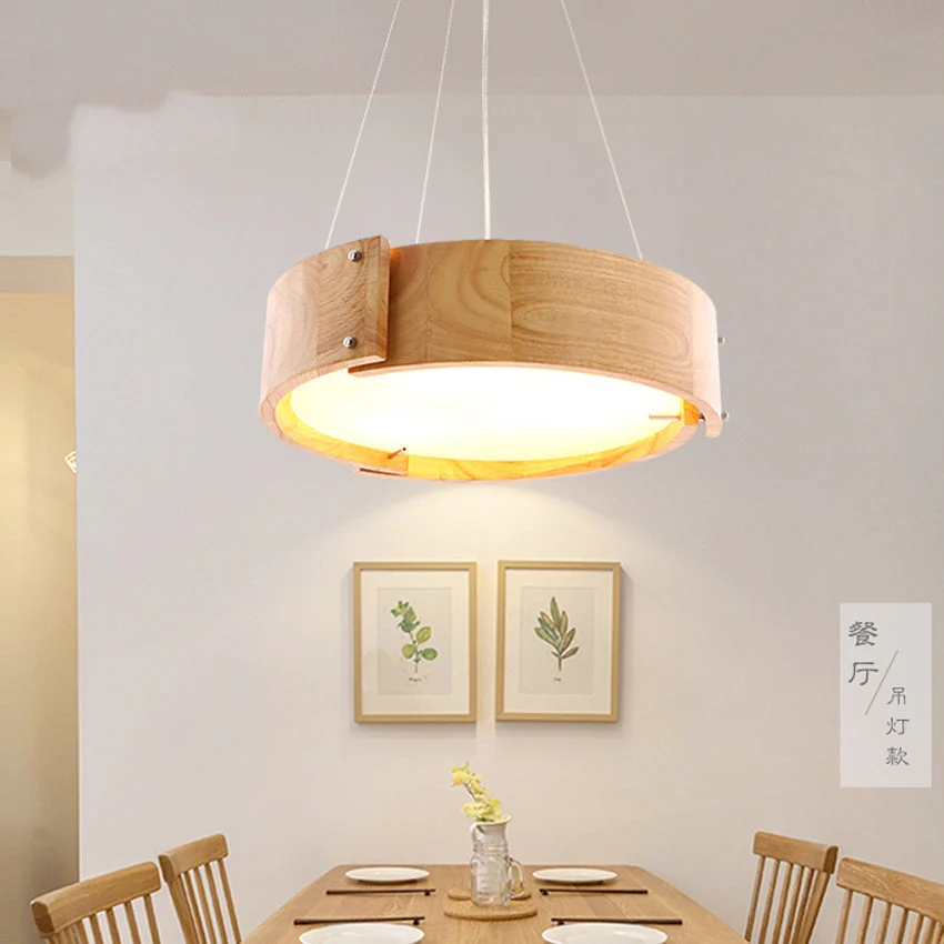 Nordic Wooden Luxury Select LED Pendant Light - Image 6