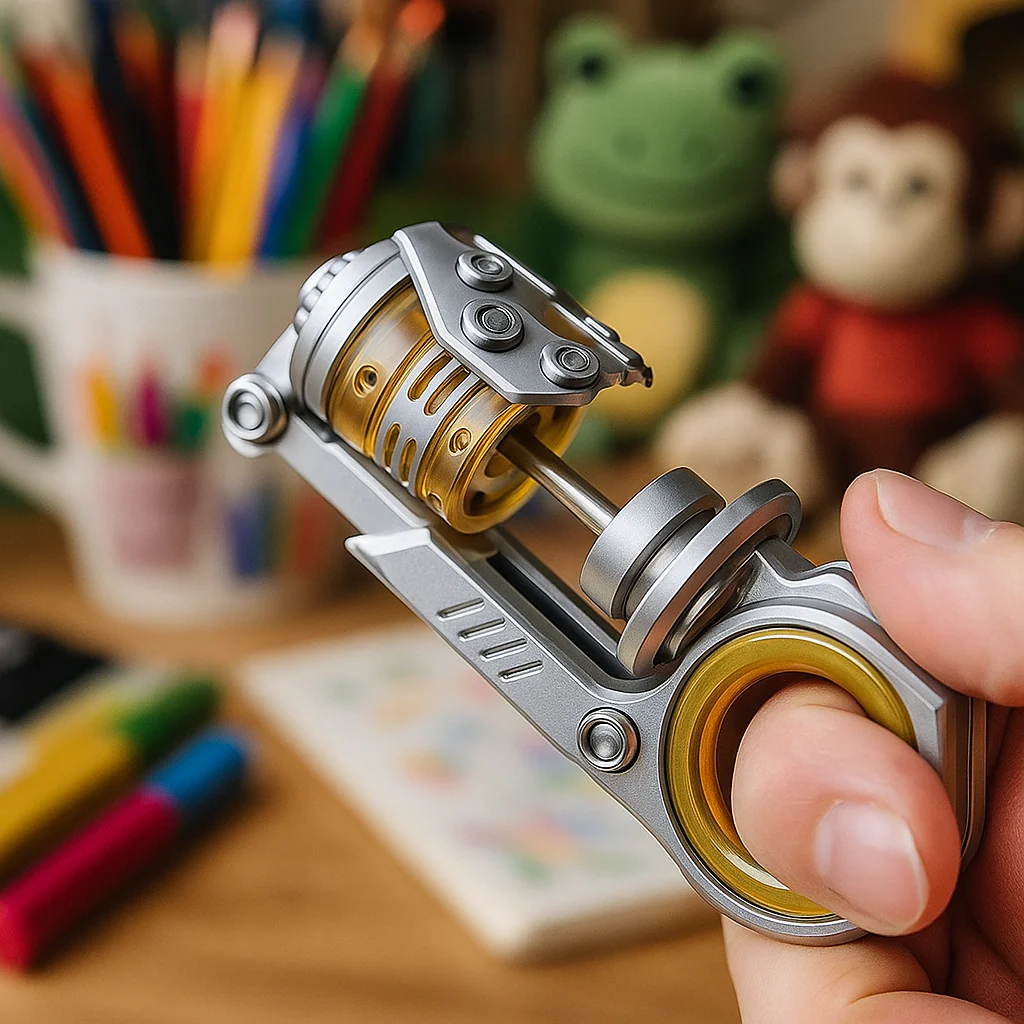Not Bored Fishing Rod Style Metal Fidget
