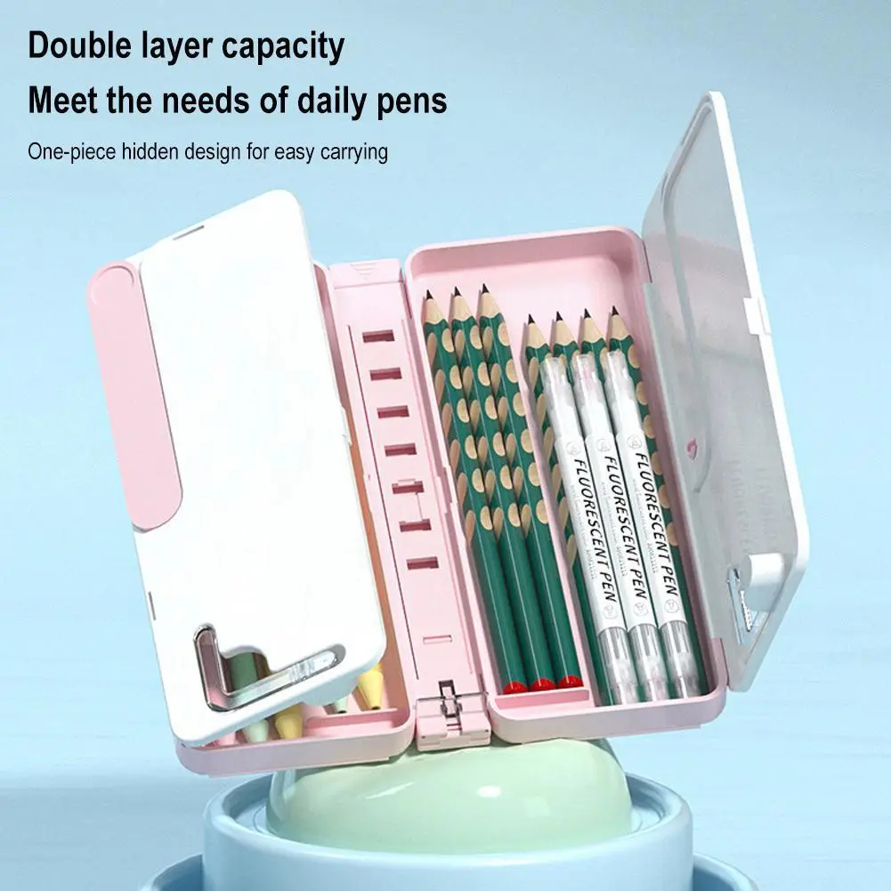 Note Keeper Foldable Book Holder Pencil Box - Image 3