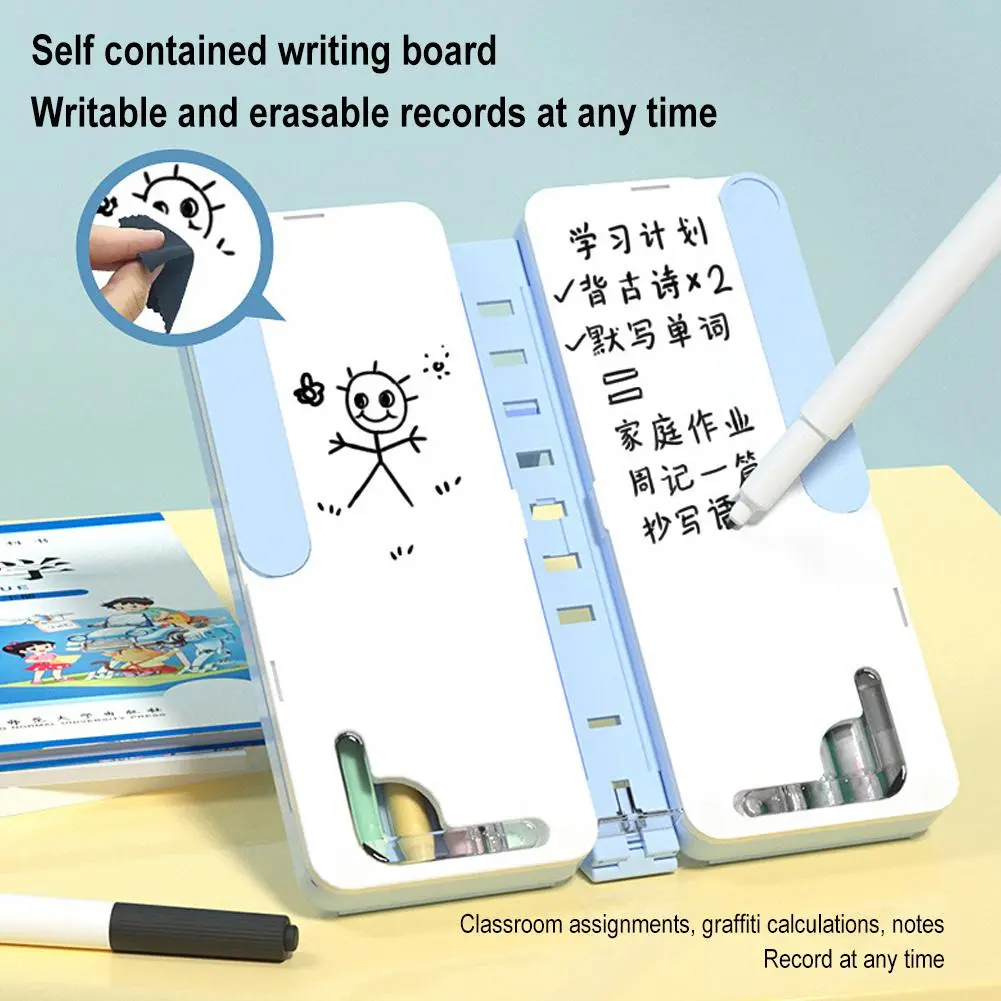 Note Keeper Foldable Book Holder Pencil Box - Image 5