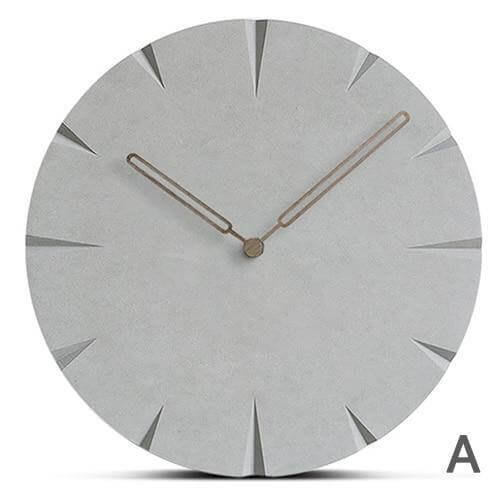 Novel Grey Life Wooden Wall Clock - Image 7