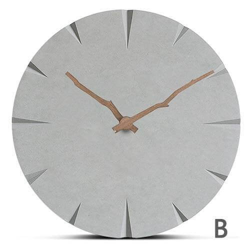 Novel Grey Life Wooden Wall Clock - Image 9