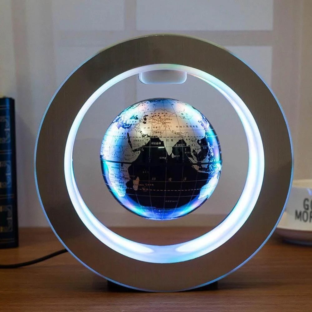 Novelty Floating Globe LED World Magnetic Levitation Lamp - Image 9