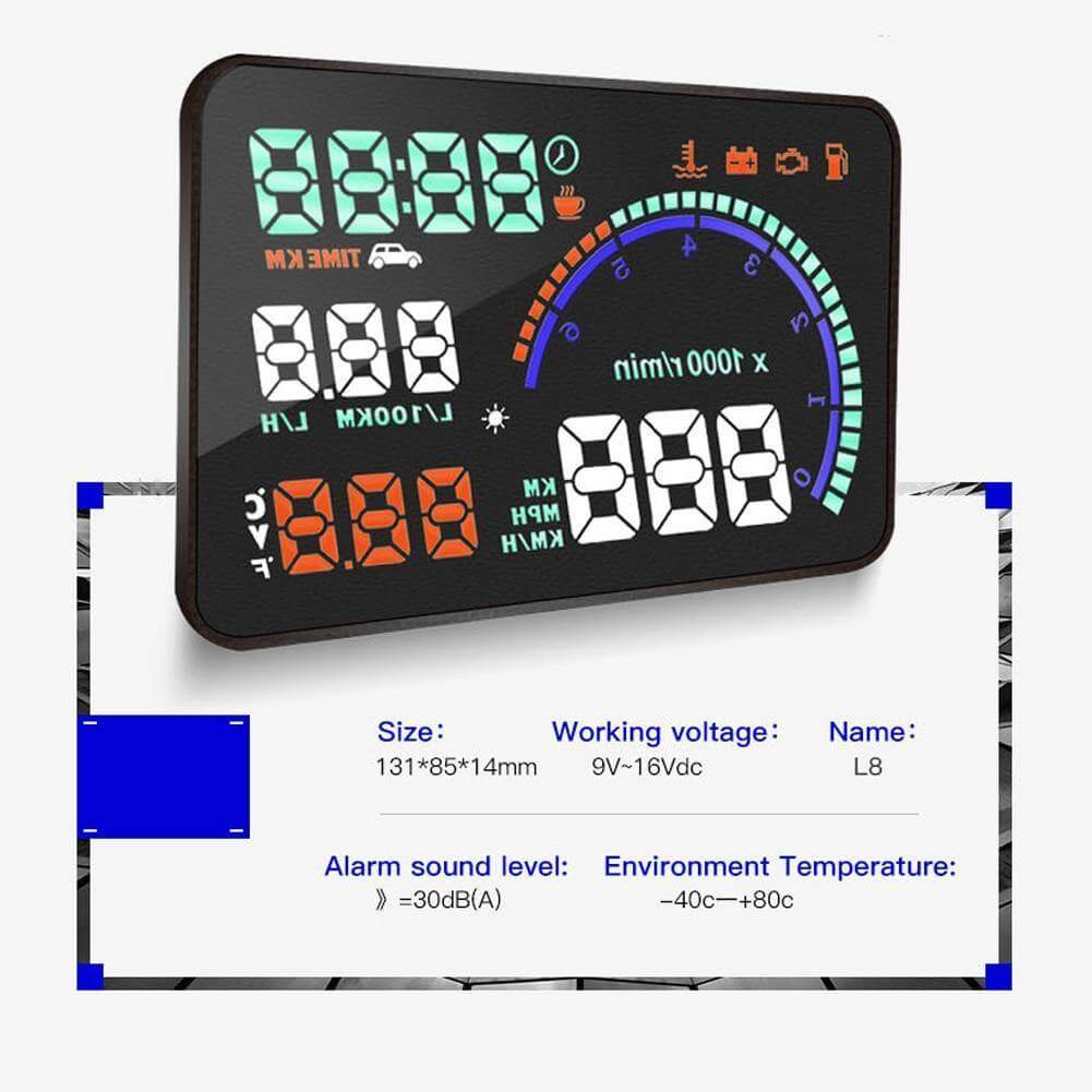 OBD Car Digital Super Clear Head-up Display - Image 4