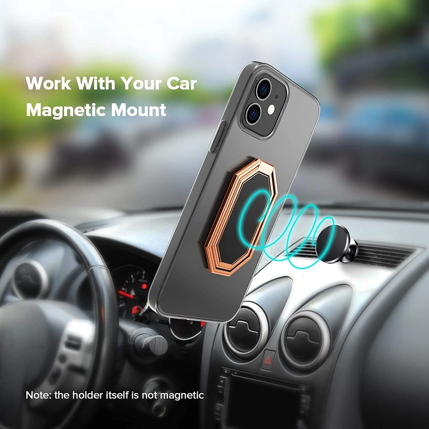Octagon Shape Metal Phone Holder Stand - Image 2