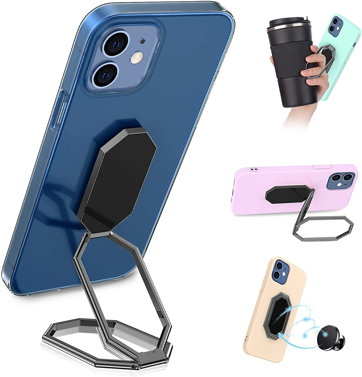 Octagon Shape Metal Phone Holder Stand - Image 5