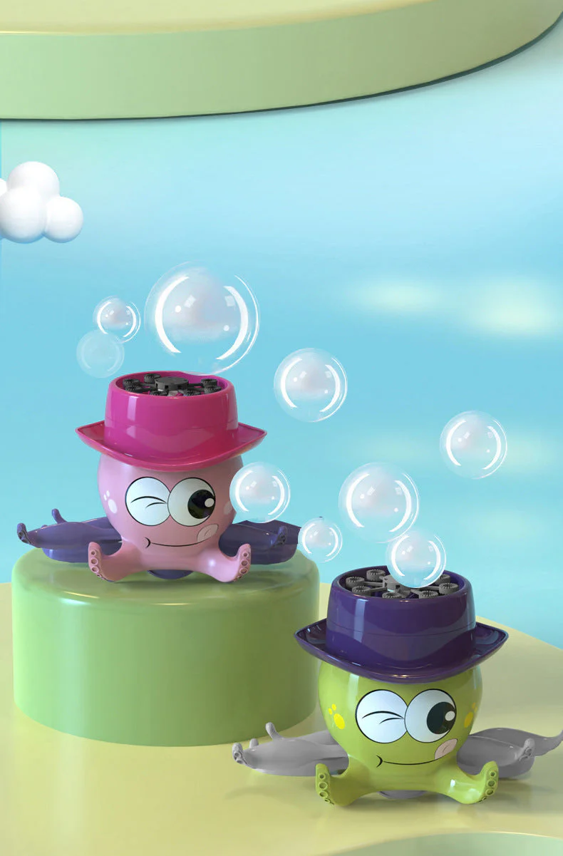 Octopus Automatic Bubble Blower Machine Toy - Image 5