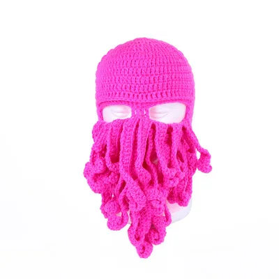 Octopus Tentacle Knitted Face Winter Mask - Image 13