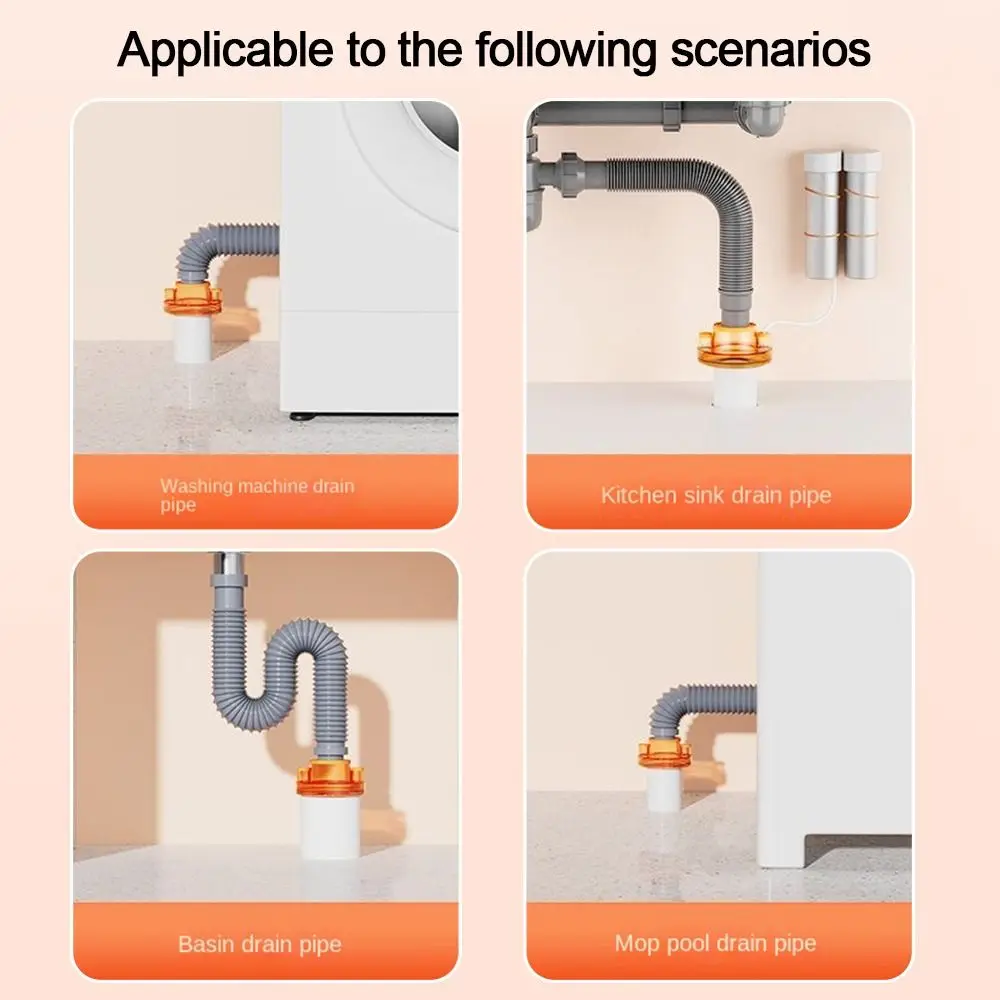 Odor Prevention Automatic Drainage Pipe Adapter Drainer - Image 10
