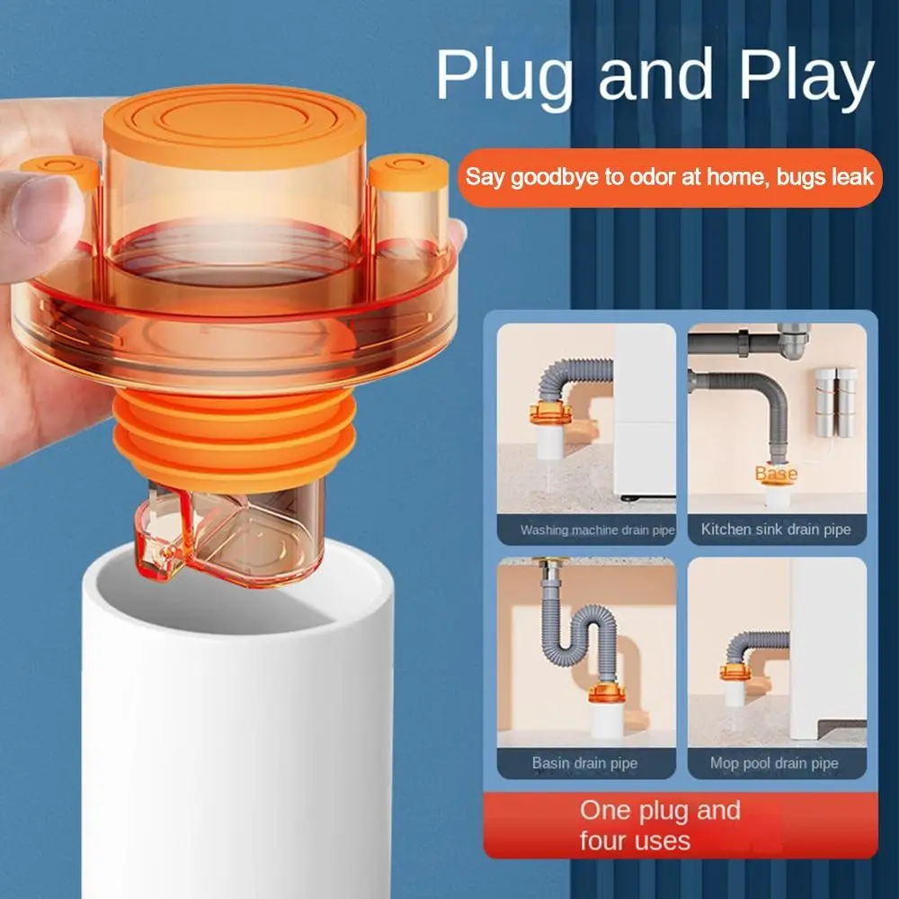 Odor Prevention Automatic Drainage Pipe Adapter Drainer - Image 8