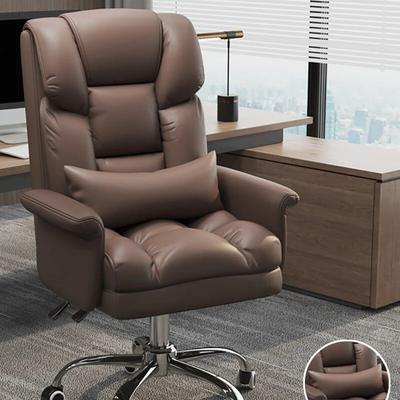 Office Comfort Adjustable Leather Comfy Chair - Image 2