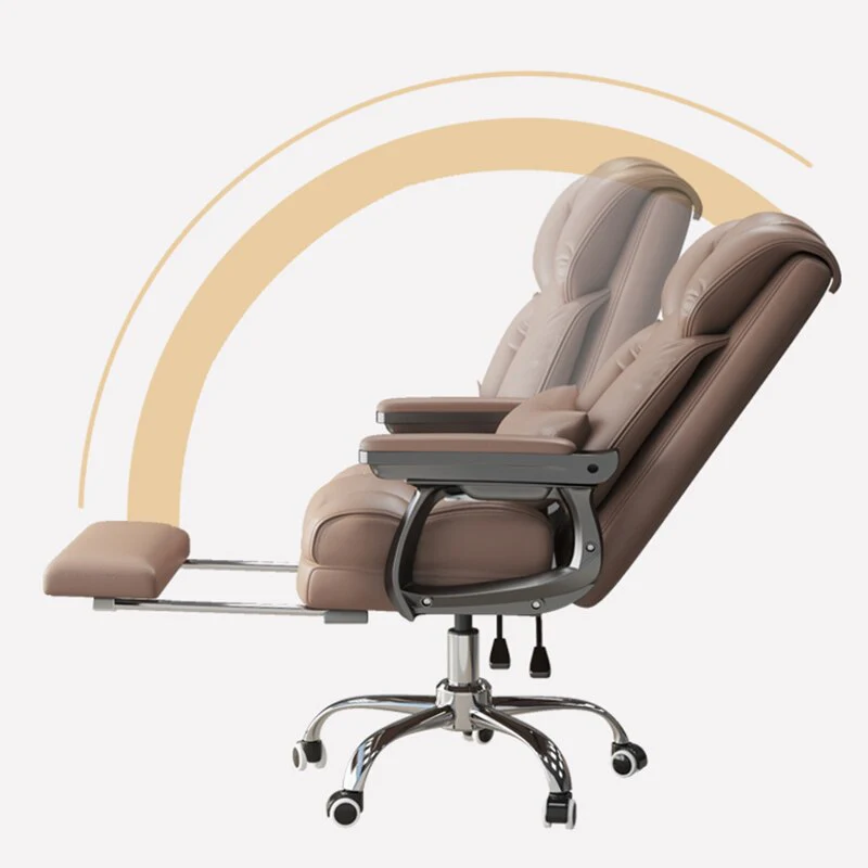Office Comfort Adjustable Leather Comfy Chair - Image 3
