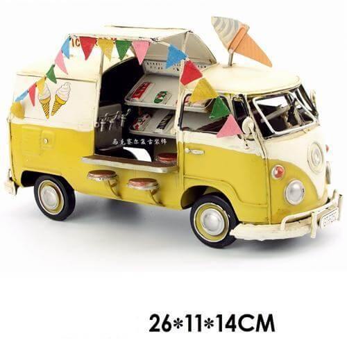 Old Vintage Iron Bus Home Handicraft - Image 4
