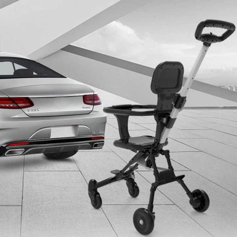 One-Click Fold High Landscape Baby Stroller - Image 3